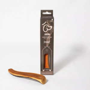 Bois de Cerf à macher,tranché,Fumé au Jambon-Taille S (12 à 17 cm)