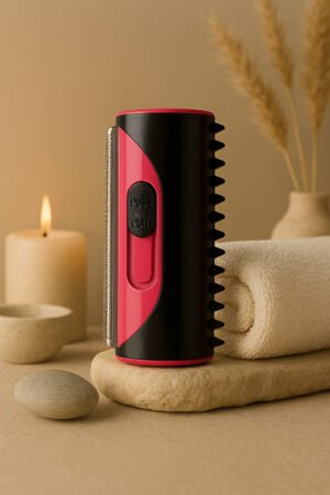 Brosse de Toilettage-Rose et noire