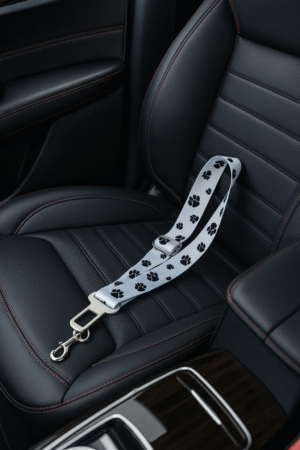 Ceinture de Sécurité pour Chien-imprimé patte de chien