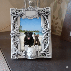 Cadre Photo Tête de Bouledogue